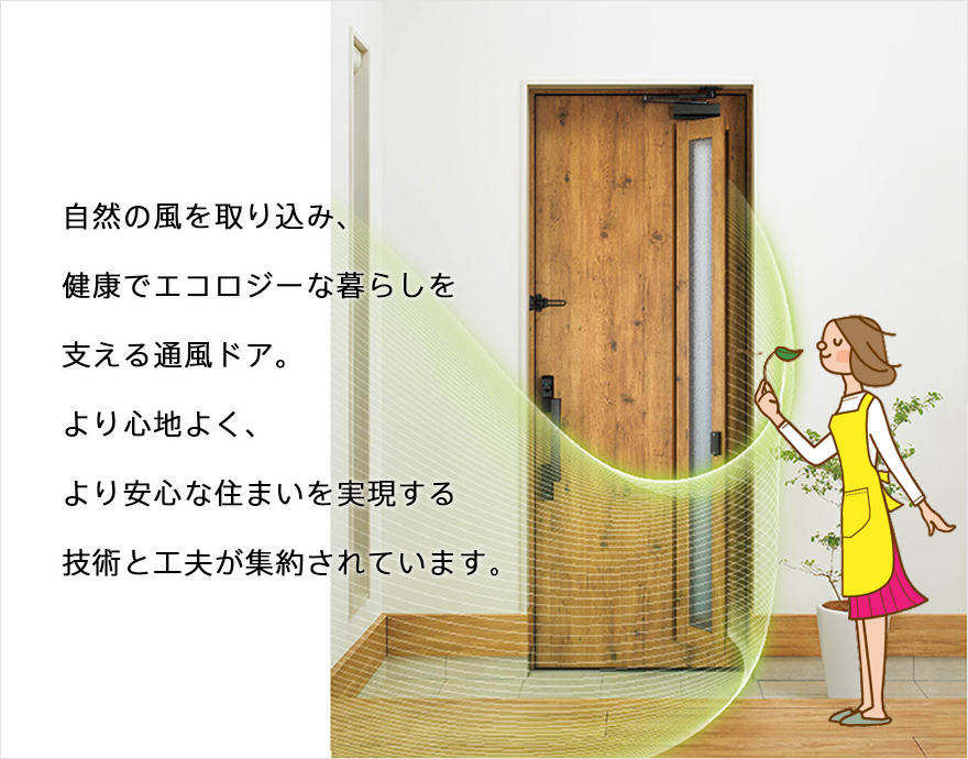 カギを閉めたまま換気😊 ドアLABOのブログ 写真1