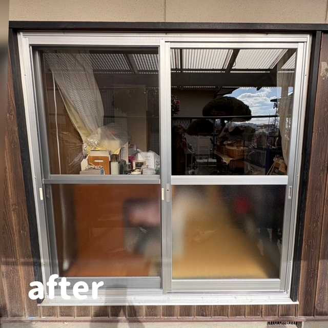 エスエヌジー高松のサッシ交換の施工後の写真1