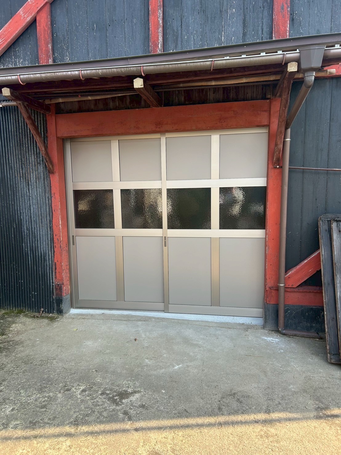 石川住器の✨蔵入口サッシ入替工事✨の施工事例詳細写真3