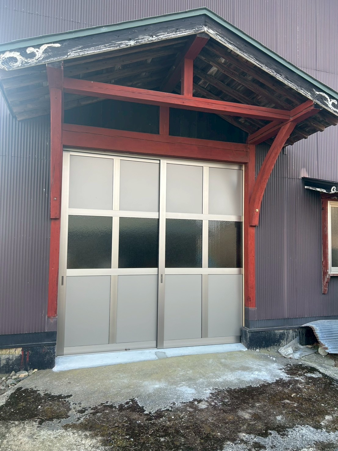 石川住器の✨蔵入口サッシ入替工事✨の施工事例詳細写真4