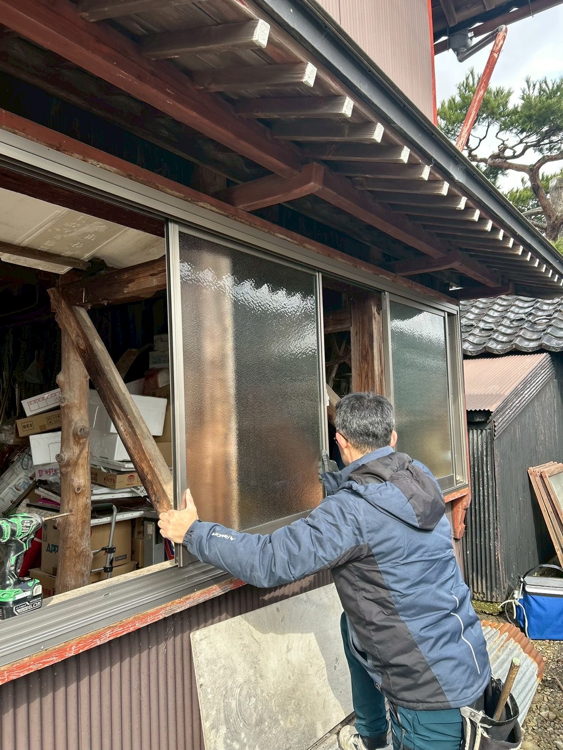 石川住器の✨蔵サッシ入替工事✨の施工事例詳細写真1