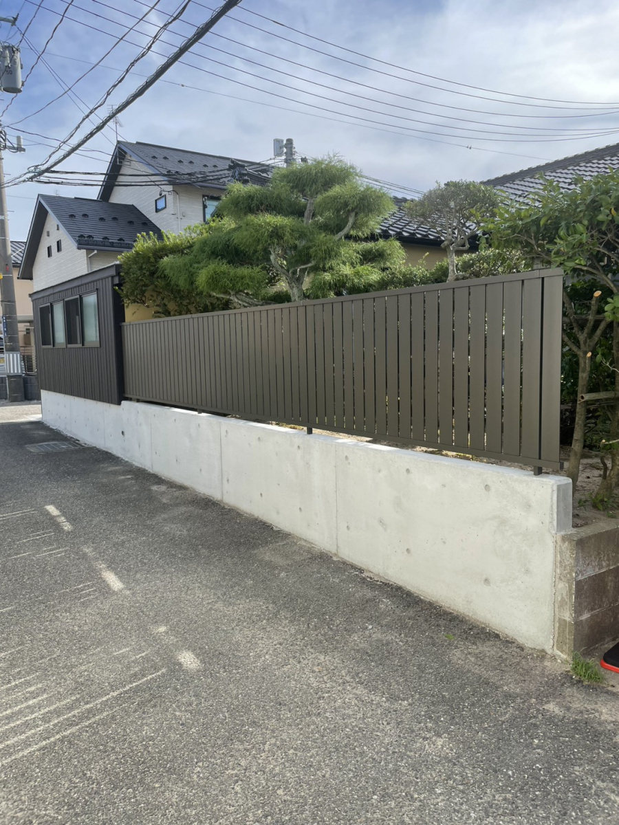石川住器の✨外構工事＜フェンス＞✨の施工後の写真1