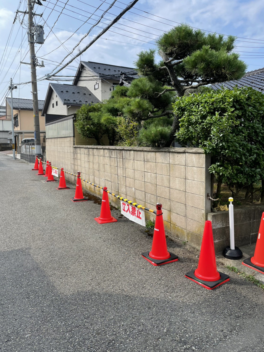 石川住器の✨外構工事＜フェンス＞✨の施工前の写真1