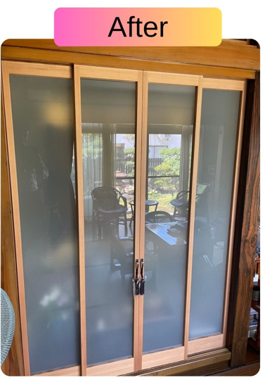 石川住器の建具交換の施工後の写真1