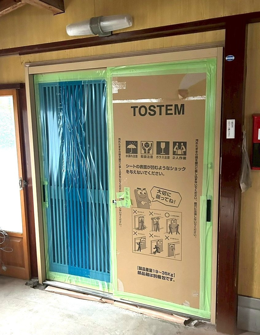 石川住器の✨玄関引戸入替工事✨の施工後の写真2