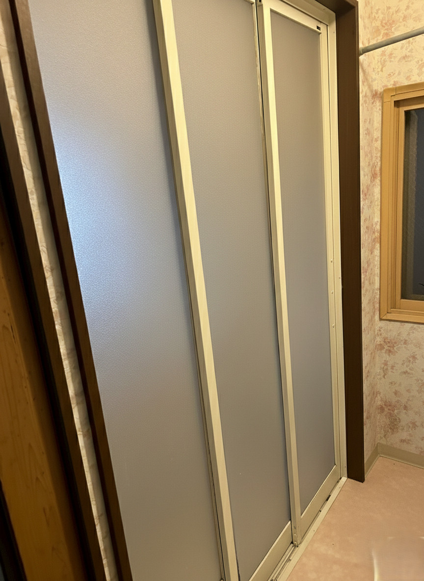 石川住器の✨浴室引戸交換工事の施工前の写真1