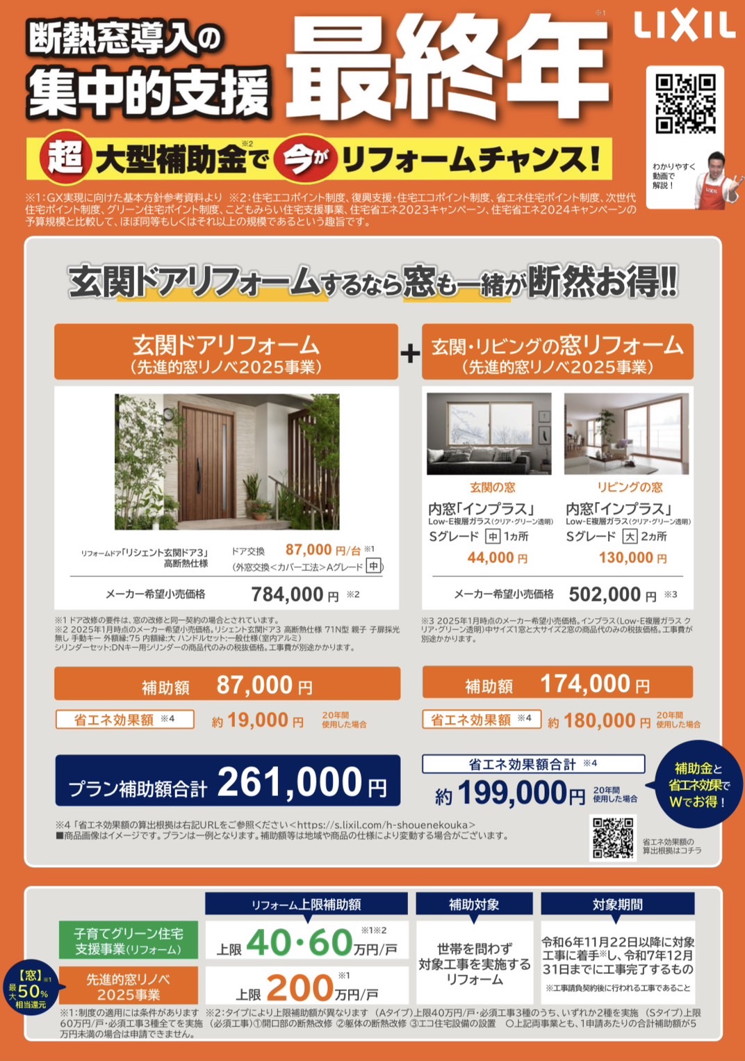 玄関ドア補助金おりるの…? エコプロのブログ 写真1