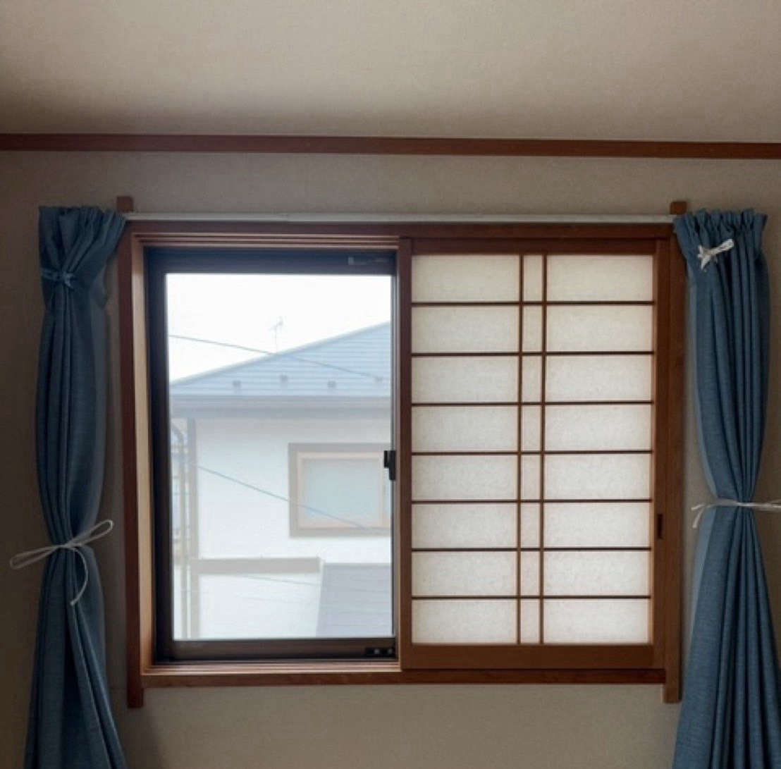 エコプロの障子撤去して内窓設置【東大和市】の施工前の写真1