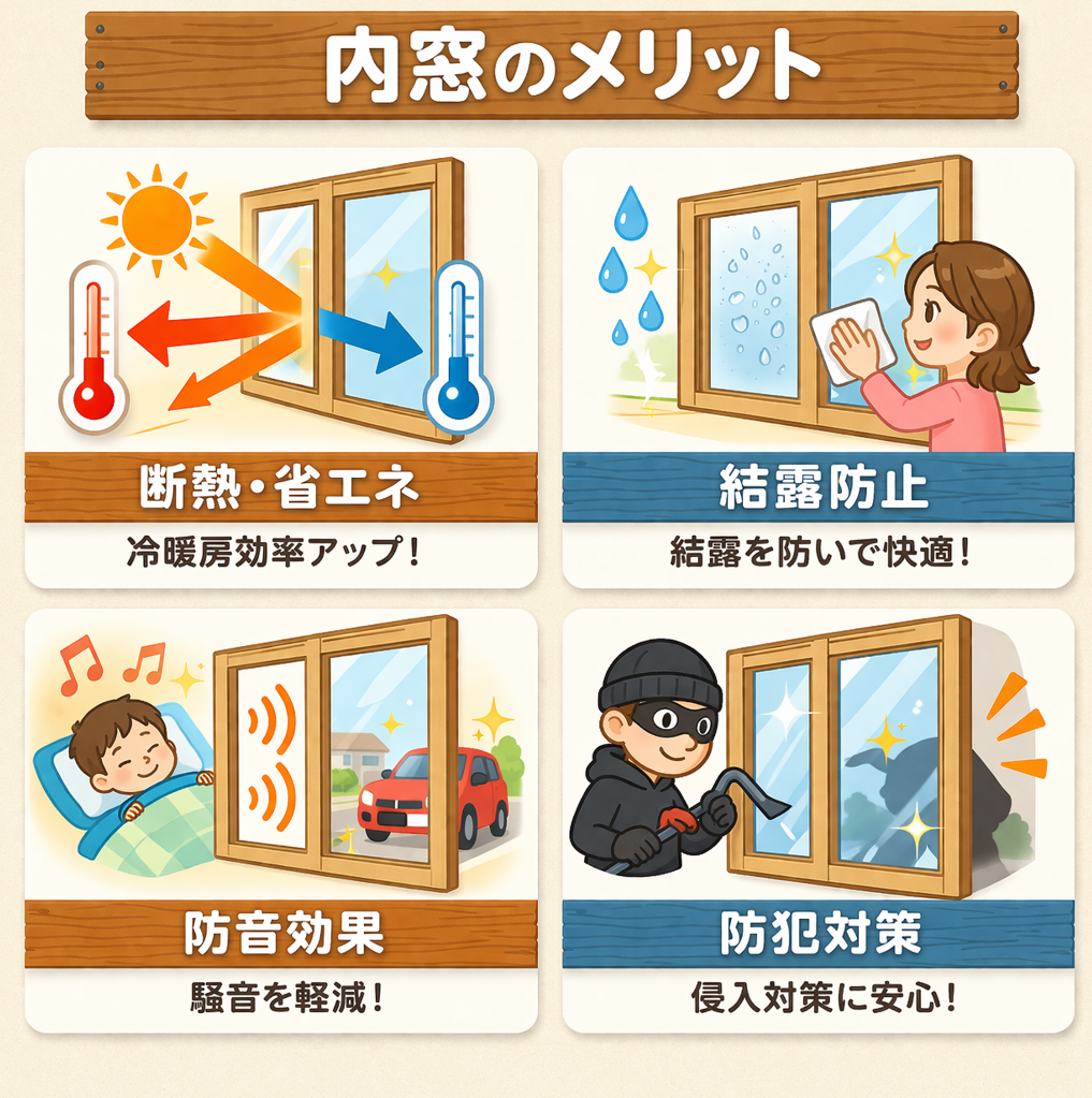 窓の達人!アーキサプライの断熱性強化🔥Z型窓に内窓インプラスを設置!の施工事例詳細写真1