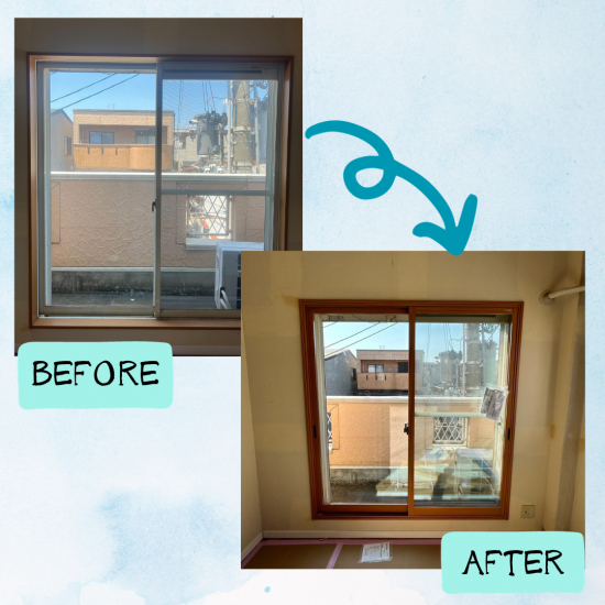 窓の達人！アーキサプライの「空気の壁」で快適な暮らし。断熱・防音リフォームは内窓取付がコスパ抜群です。施工事例写真1