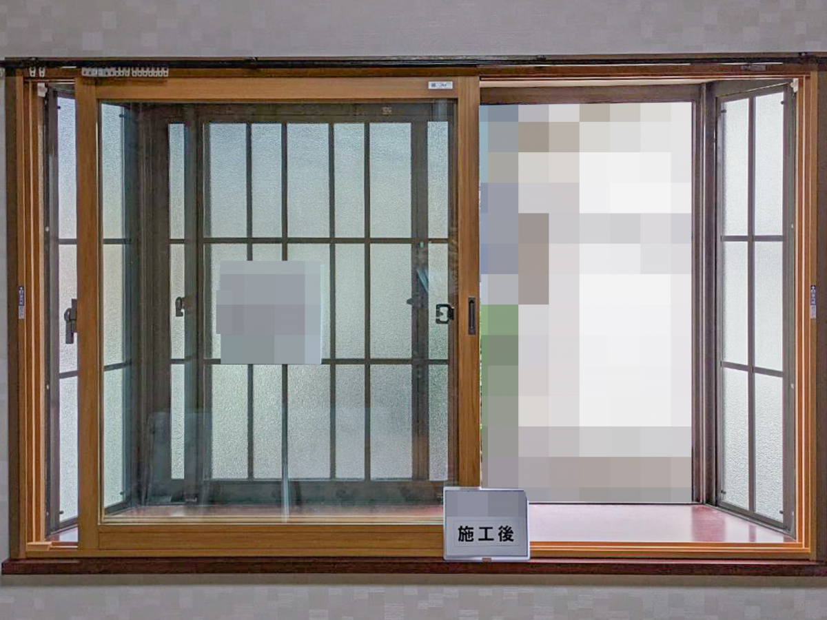 窓の達人!アーキサプライの出窓をインプラスで断熱化!の施工後の写真1