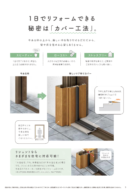 大成トーヨー住器のリフォーム|リシェント|玄関ドア|平塚市の施工事例詳細写真1