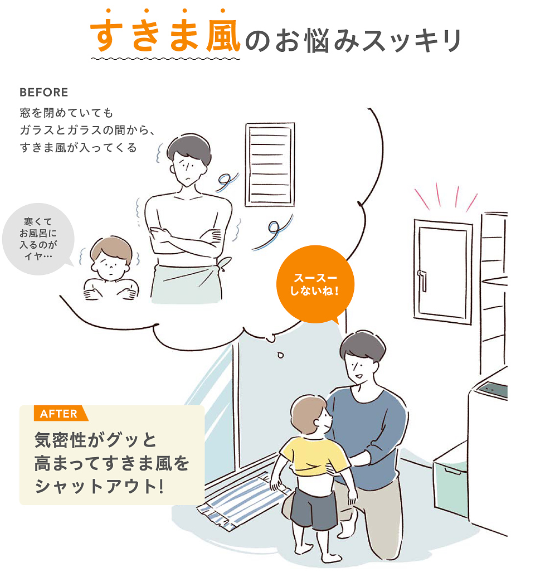 大成トーヨー住器のリプラス｜取替窓｜補助金｜窓交換｜リフォーム｜小田原市の施工事例詳細写真2