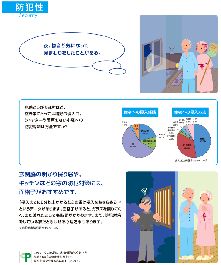 大成トーヨー住器のリフォーム|面格子|入る隙なし|防犯対策|小田原市の施工事例詳細写真1