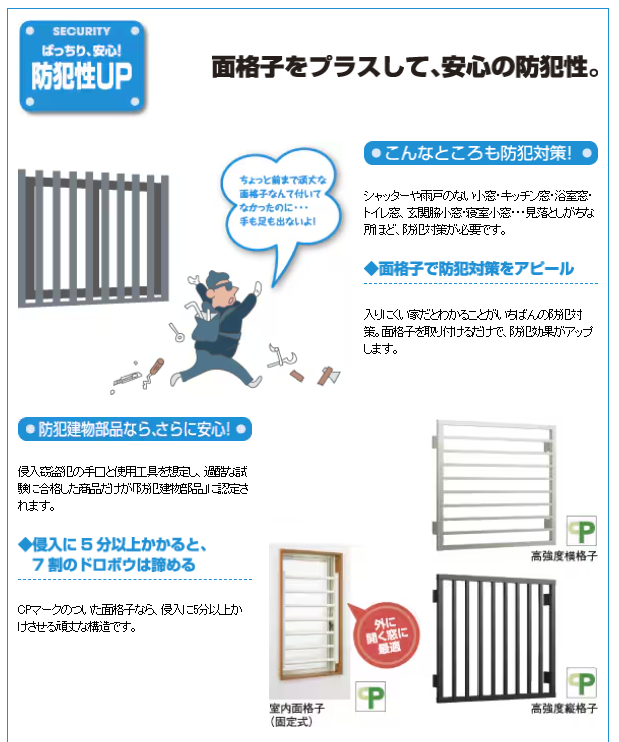 大成トーヨー住器の面格子取付|防犯|目隠し効果|ヒシクロス|1日リフォーム|小田原市内の施工事例詳細写真1