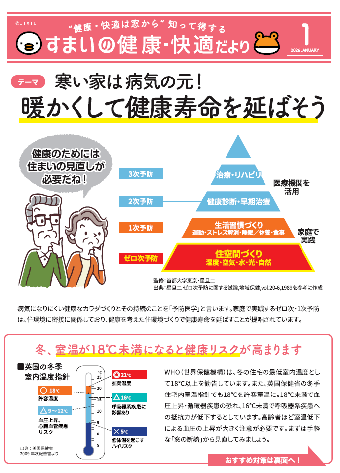 すまいの健康・快適だより１月号｜大成トーヨー住器｜小田原市 大成トーヨー住器のブログ 写真1