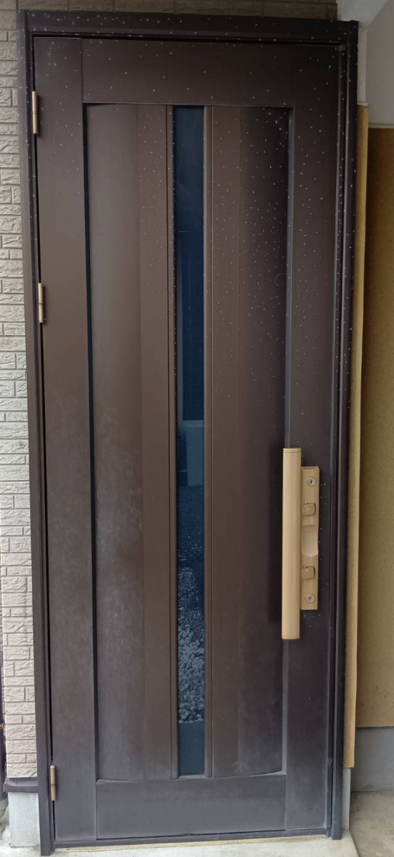 大成トーヨー住器のリフォーム|リシェント|玄関ドア|秦野市の施工前の写真1
