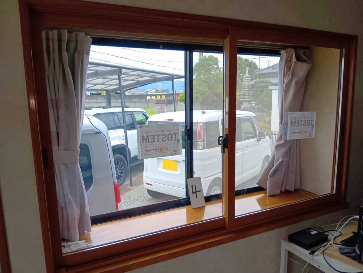 大成トーヨー住器の窓断熱リフォーム｜内窓｜二重窓｜インプラス｜壊さないリフォーム｜小田原市の施工後の写真1