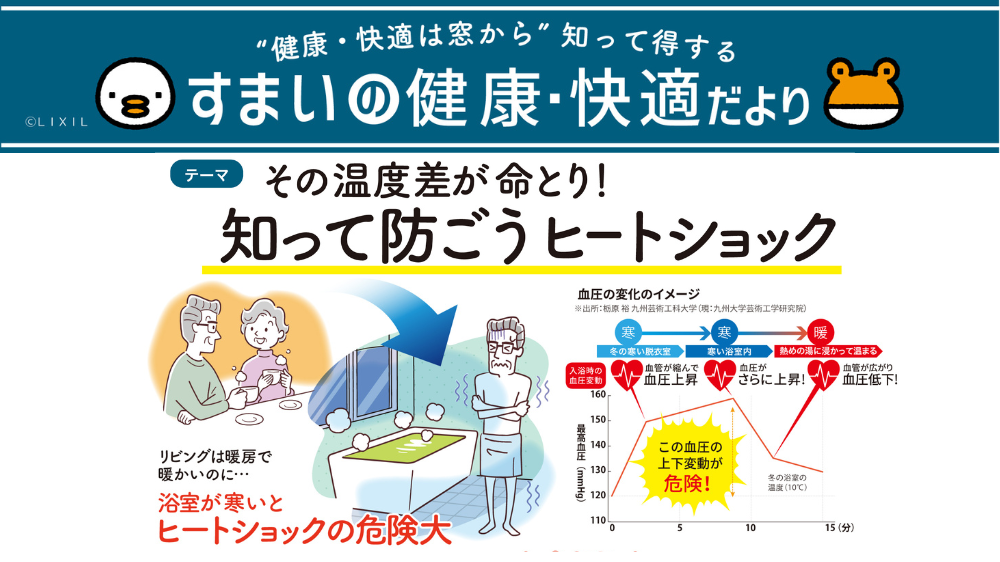 その温度差が命取り！知って防ごう「ヒートショック」 杉山ガラスのブログ 写真1