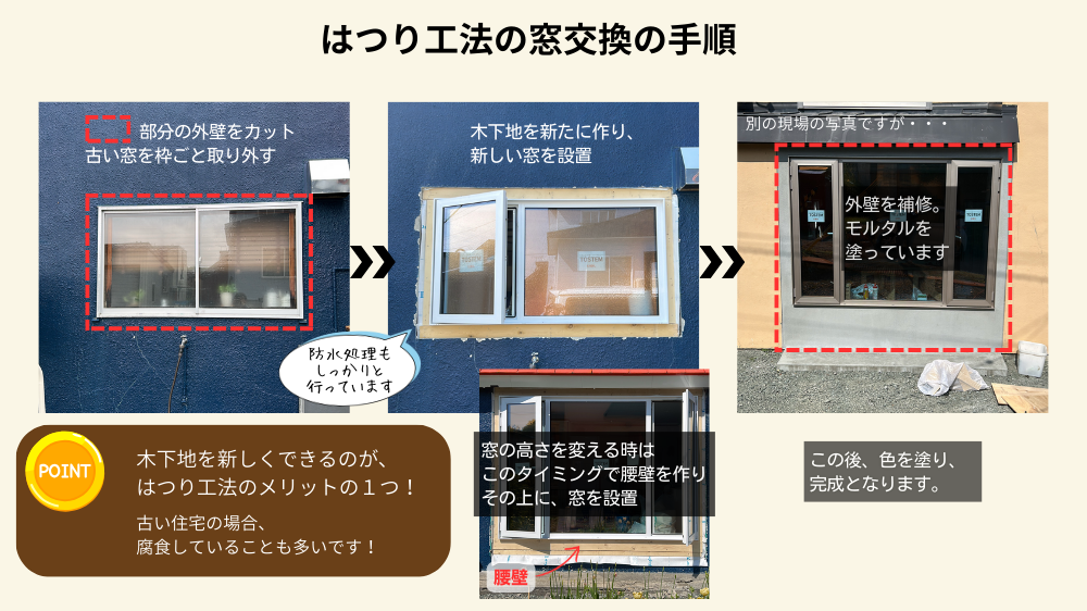杉山ガラスの窓の高さを変えて窓下からの冷気をカット！樹脂窓EW施工事例の施工事例詳細写真3