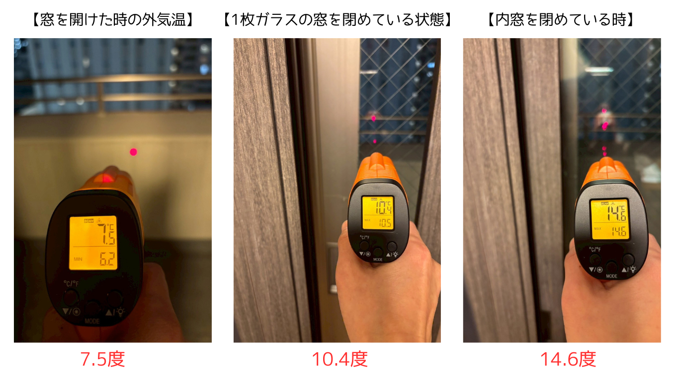 内窓の断熱効果について❄️ そうぶwindow&doorのブログ 写真2