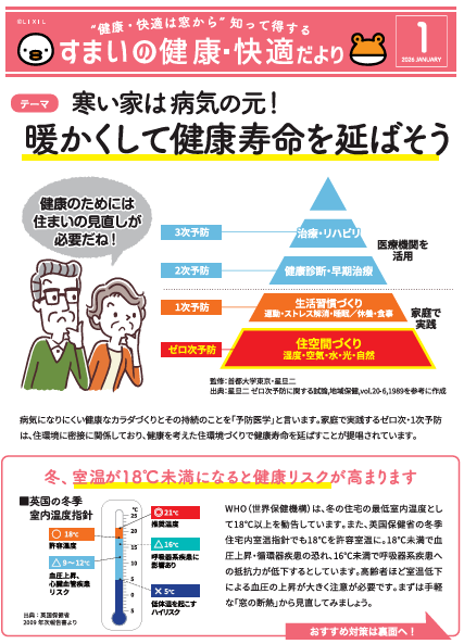 【1月号】すまいの健康・快適だより そうぶwindow&doorのブログ 写真1