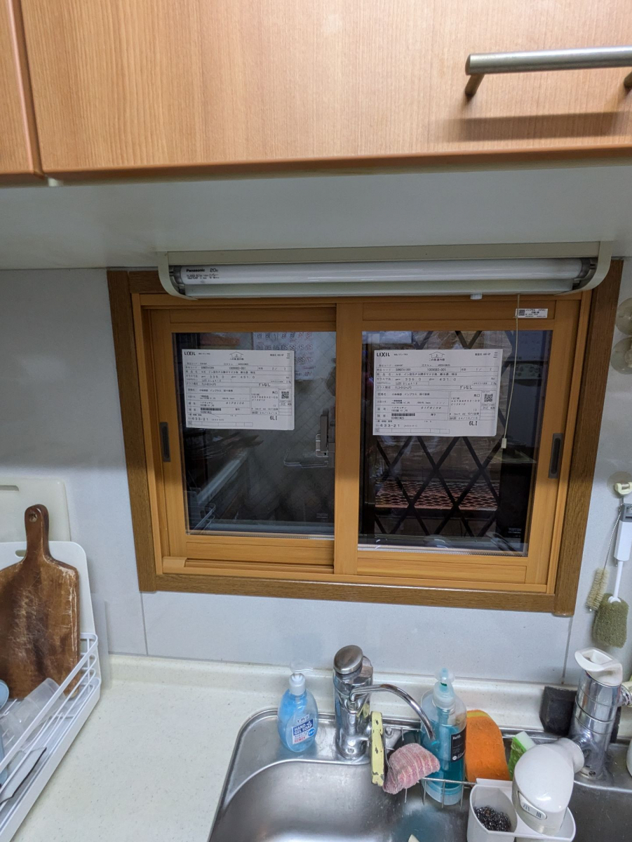 そうぶwindow&doorの【江戸川区】キッチン窓に内窓インプラス(^^)/の施工後の写真1
