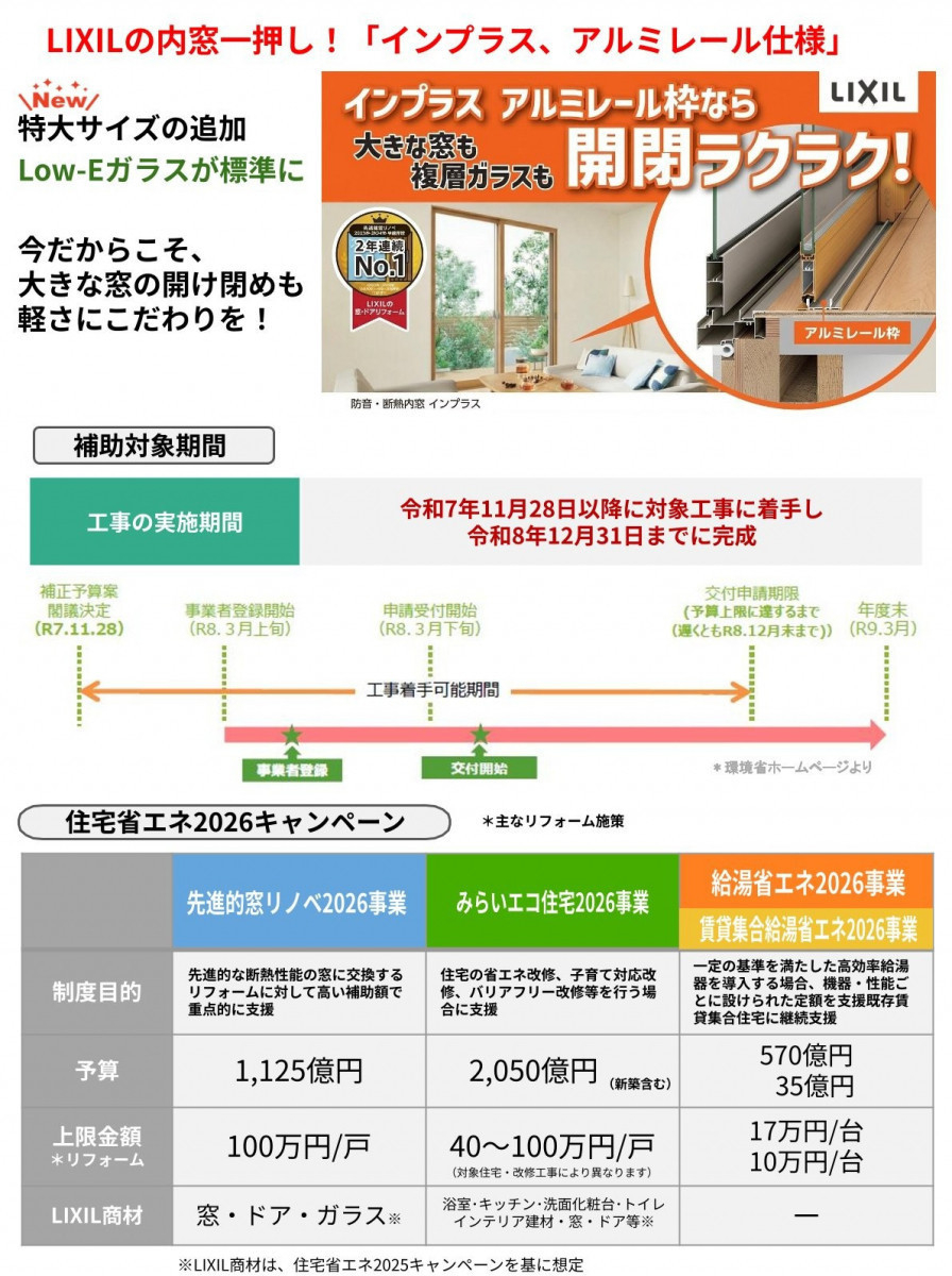 江﨑の内窓インプラスを取付しました！2026年も補助金あります(^^)/の施工後の写真2