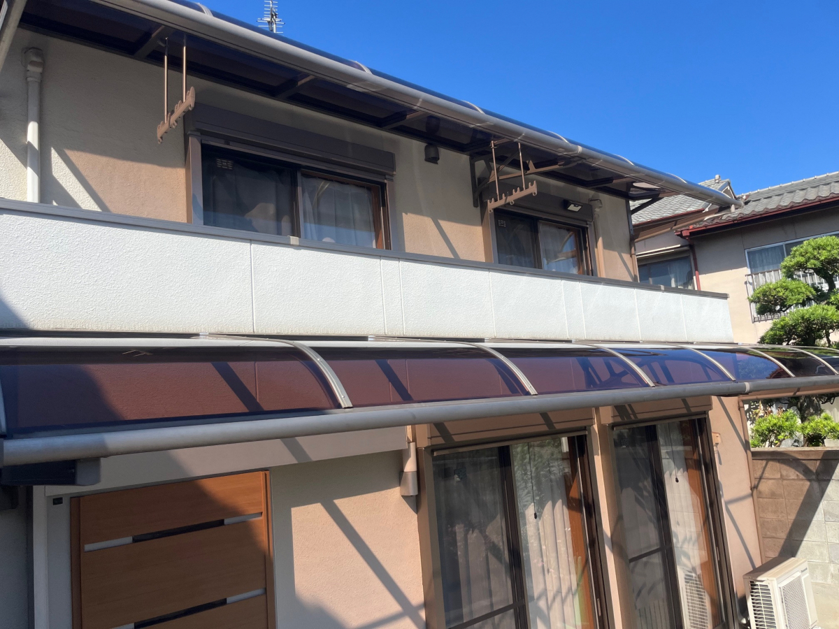 原田硝子店の日差し対策もデザインも◎ タキロン熱線遮断ポリカでスッキリ美しく!の施工後の写真1