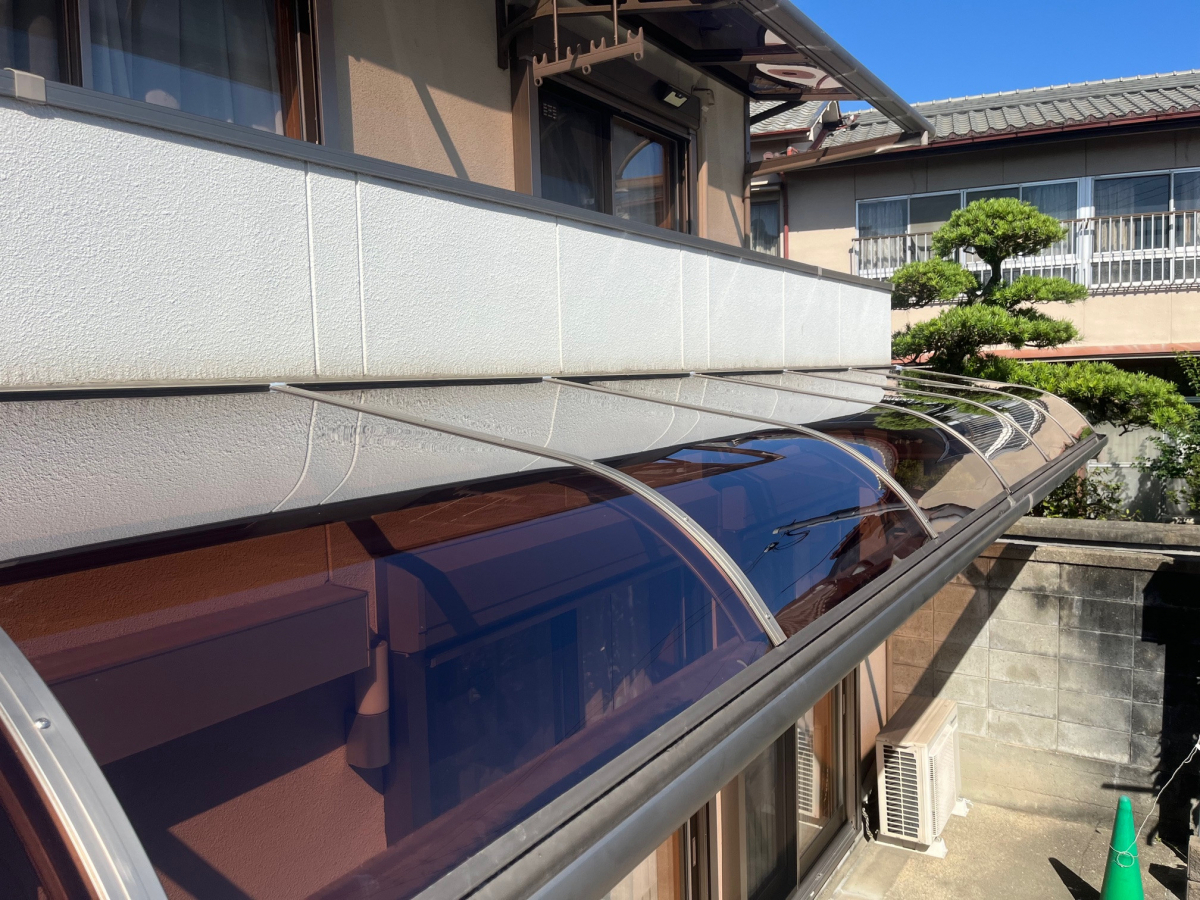 原田硝子店の日差し対策もデザインも◎ タキロン熱線遮断ポリカでスッキリ美しく!の施工後の写真2