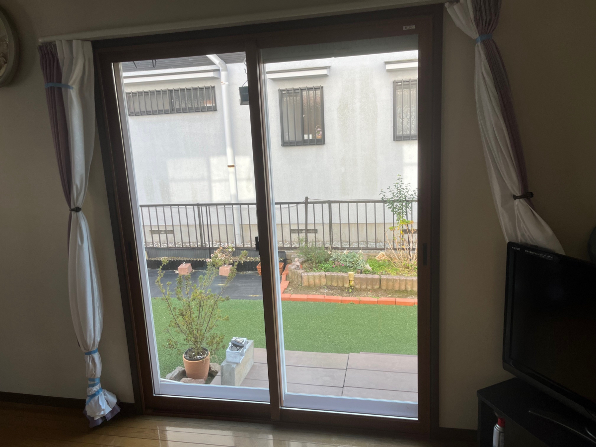 原田硝子店の断熱性能アップ！インプラス取り付けの施工後の写真2