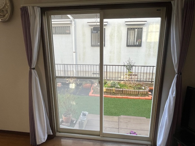 原田硝子店の断熱性能アップ！インプラス取り付けの施工前の写真2