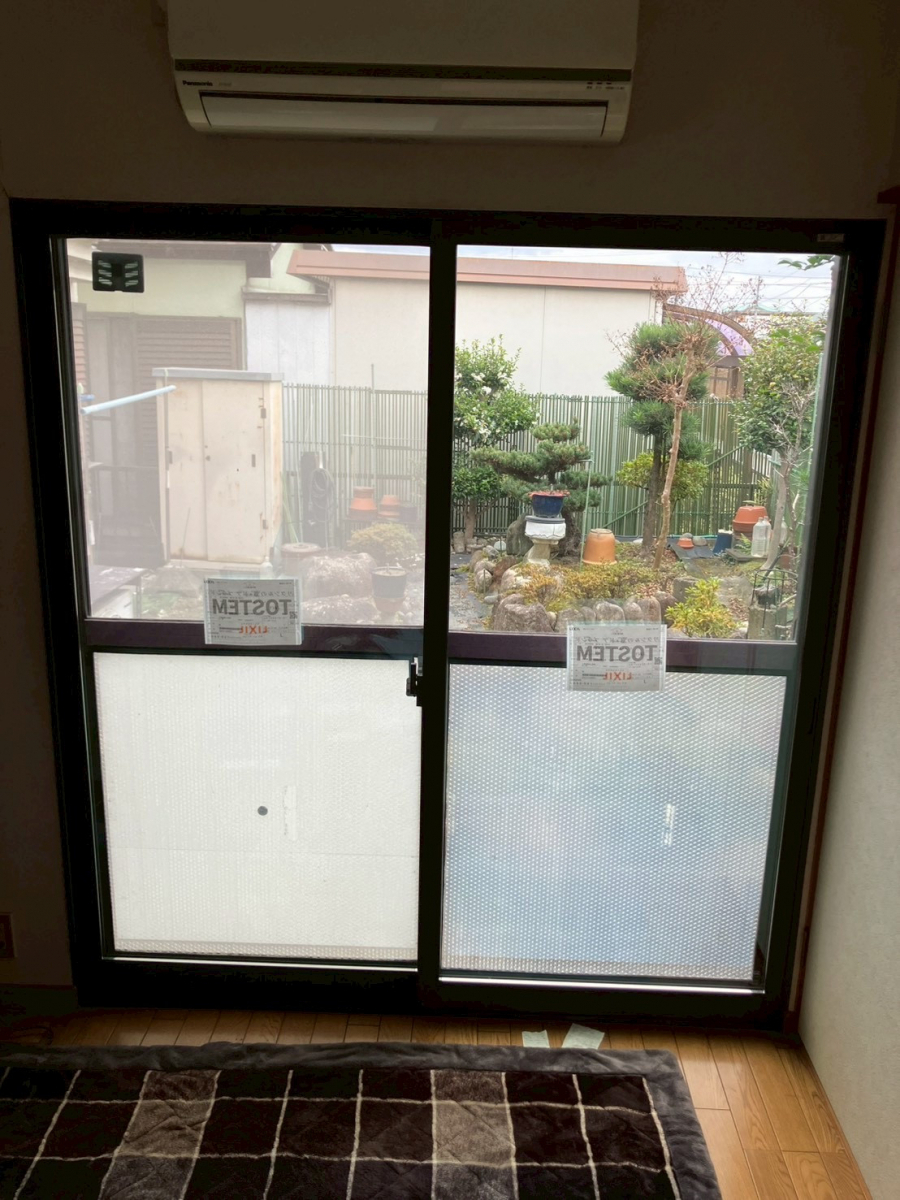 大平ガラスサッシ販売の内窓設置の施工後の写真1