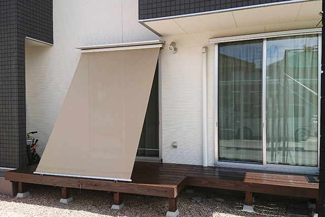三次トーヨー住器の三次市 | K様邸 | スタイルシェード設置工事の施工後の写真1