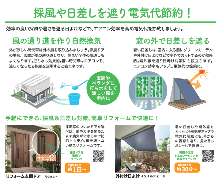 採風玄関ドアでできる、自然換気で涼しく快適、賢く節電 窓お助け隊ホリカワのブログ 写真3