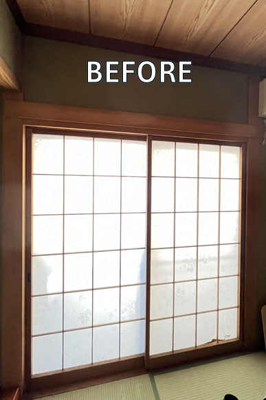 窓お助け隊ホリカワの【名古屋市守山区】音漏れとプライバシーが気になる部屋に内窓インプラスの施工前の写真2