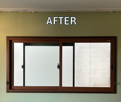 窓お助け隊ホリカワの【名古屋市守山区】内窓インプラスで寝室の寒さと結露を解消の施工後の写真1