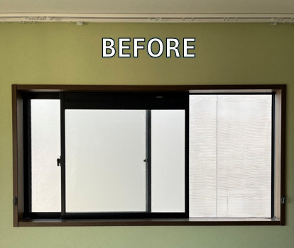 窓お助け隊ホリカワの【名古屋市守山区】内窓インプラスで寝室の寒さと結露を解消の施工前の写真1