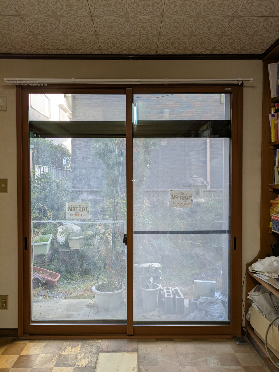 京都サッシセンターの住居へのリフォームを機に内窓「インプラス」を全窓設置！断熱・防音対策で一年中快適な住まいへの施工後の写真1