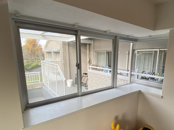 ヤスオ疊店の色選びから開き方までこだわった内窓リフォーム事例の施工前の写真1