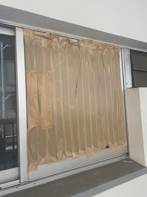 湯浅硝子 名古屋の窓ガラス割れ替え！の施工前の写真1