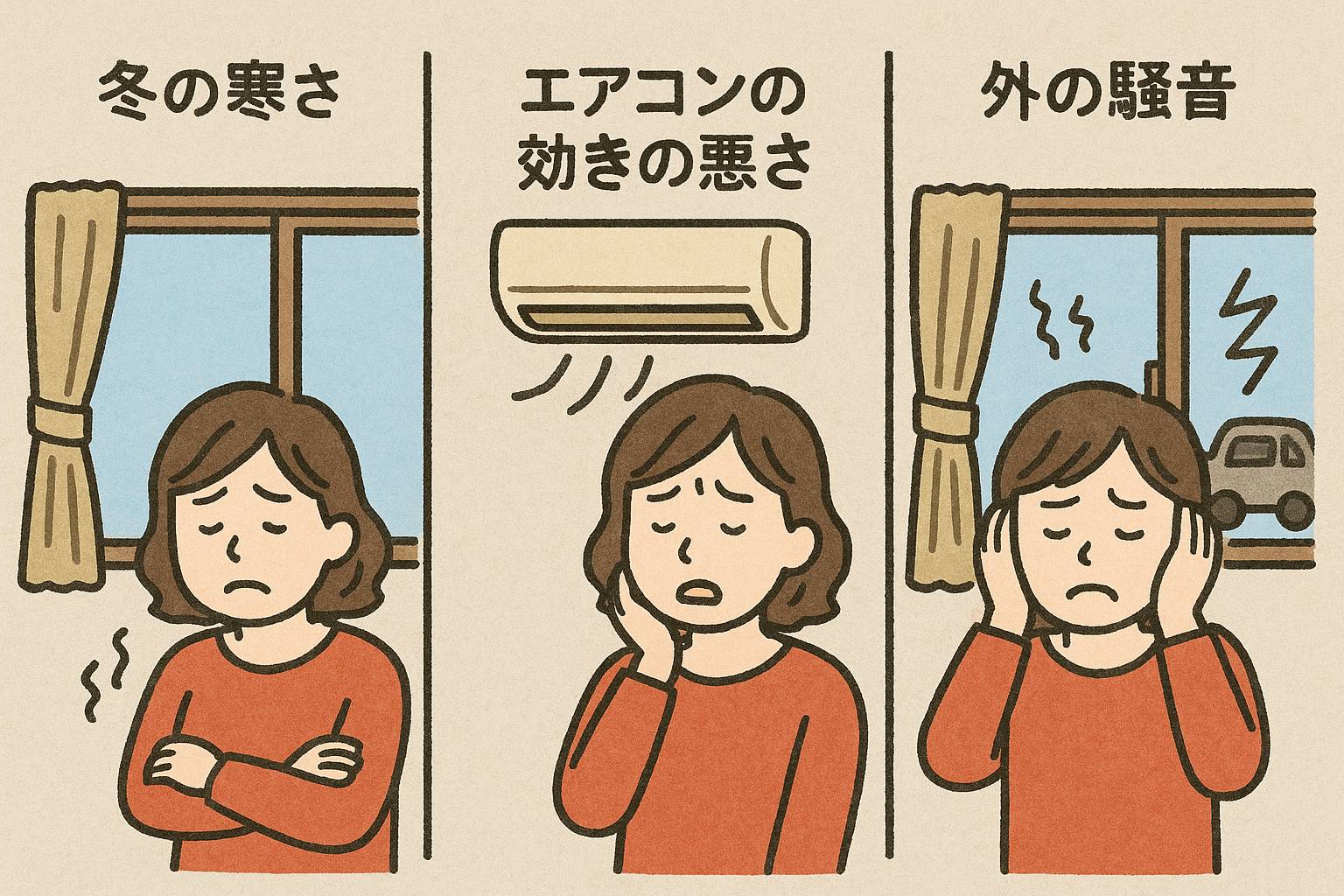 ユーライフの内窓リフォームで外からの冷気をシャットアウト‼寒い冬も快適にの施工事例詳細写真1