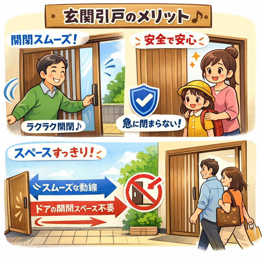 ユーライフの使い慣れた引戸は引戸のまま😊玄関をリフォームしました✨の施工事例詳細写真1