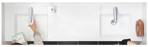 ユーライフの古くなった洗面カウンターをシンプルで使いやすいマーベリイナへ取替えました✨の施工事例詳細写真4