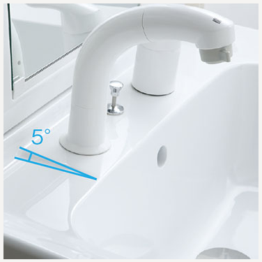 ユーライフの2階の洗面化粧台をLIXILの【オフト】へ取替えました✨の施工事例詳細写真2