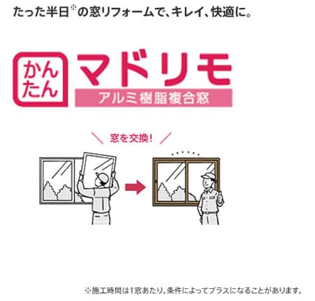 ユーライフのかんたん窓交換で暑さ寒さのお悩み解消!の施工事例詳細写真1