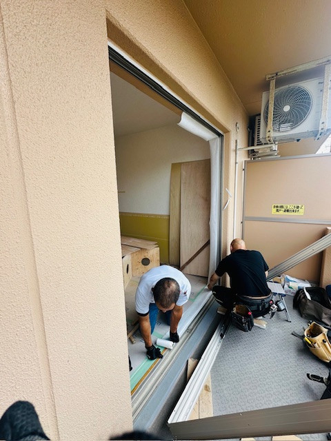 ユーライフのサッシReform工事の施工前の写真1