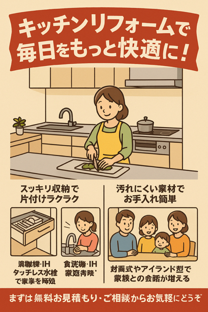 ユーライフの「毎日の料理がもっと楽しく、もっと快適に!」の施工前の写真1