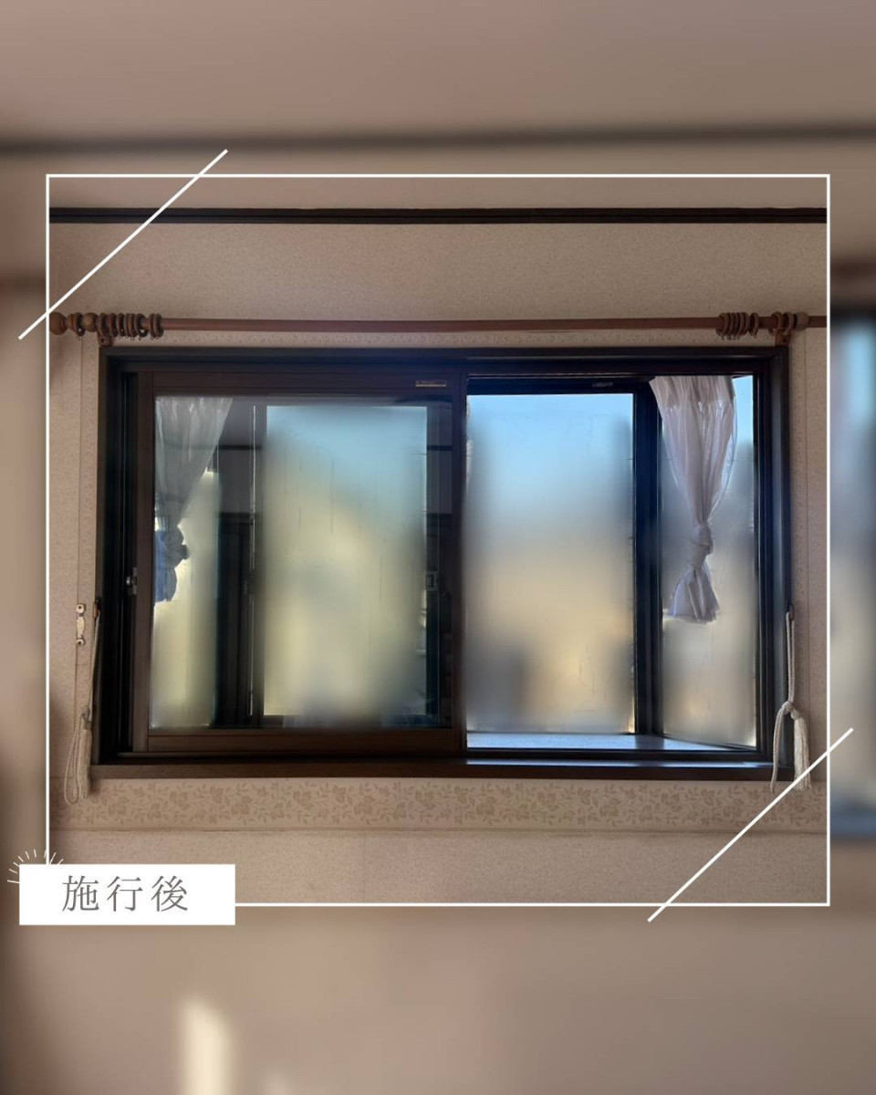 ユーライフの出窓に内窓を取付けて寒さも暑さもさようなら👋の施工後の写真2