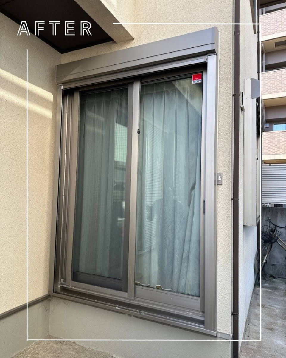 ユーライフの防犯対策・防災対策にシャッターを取付けました✨の施工後の写真1